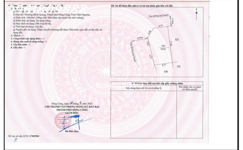 Bán 03 lô KDC Bách Quang, Sông Công, lô góc 166m2, hai lô cạnh lô 87,5m2, giá bán hợp lý